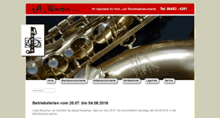 Desktop Screenshot of musikhaus-martin.de